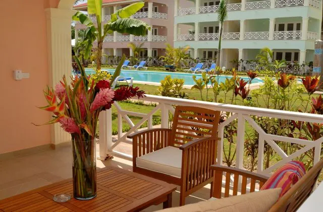 Appartement Playa Turchese Residence Las Terrenas terrasse vue piscine